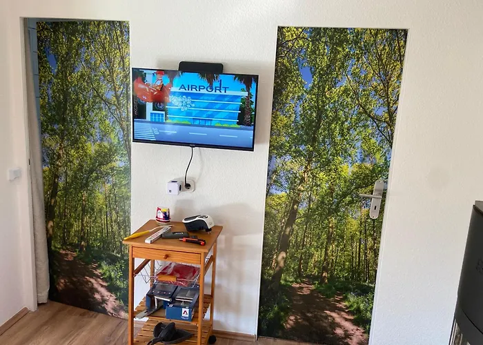 Carogruen In Erfurt-gemuetlich-sonnig-kueche-bad-garten-parken-pool-sauna-wlan Апартаменты Эрфурт